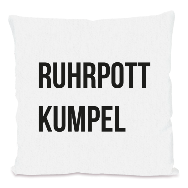 Bild: Kissen mit lustigem Spruch Ruhrpott Kumpel - Geschenk