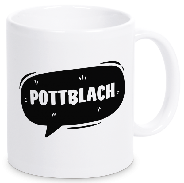 Bild: Tasse mit lustigem Spruch Pottblag Ruhrpott-Geschenk