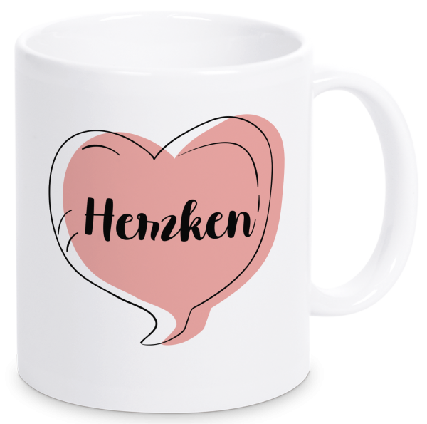 Bild: Tasse mit Spruch Herzken Ruhrpott-Geschenk