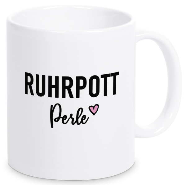 Bild: Tasse mit Spruch Perle Ruhrpott-Geschenk