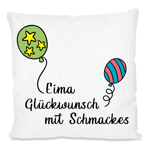 Bild: Kissen mit lustigem Spruch Ruhrpott - Geschenk
